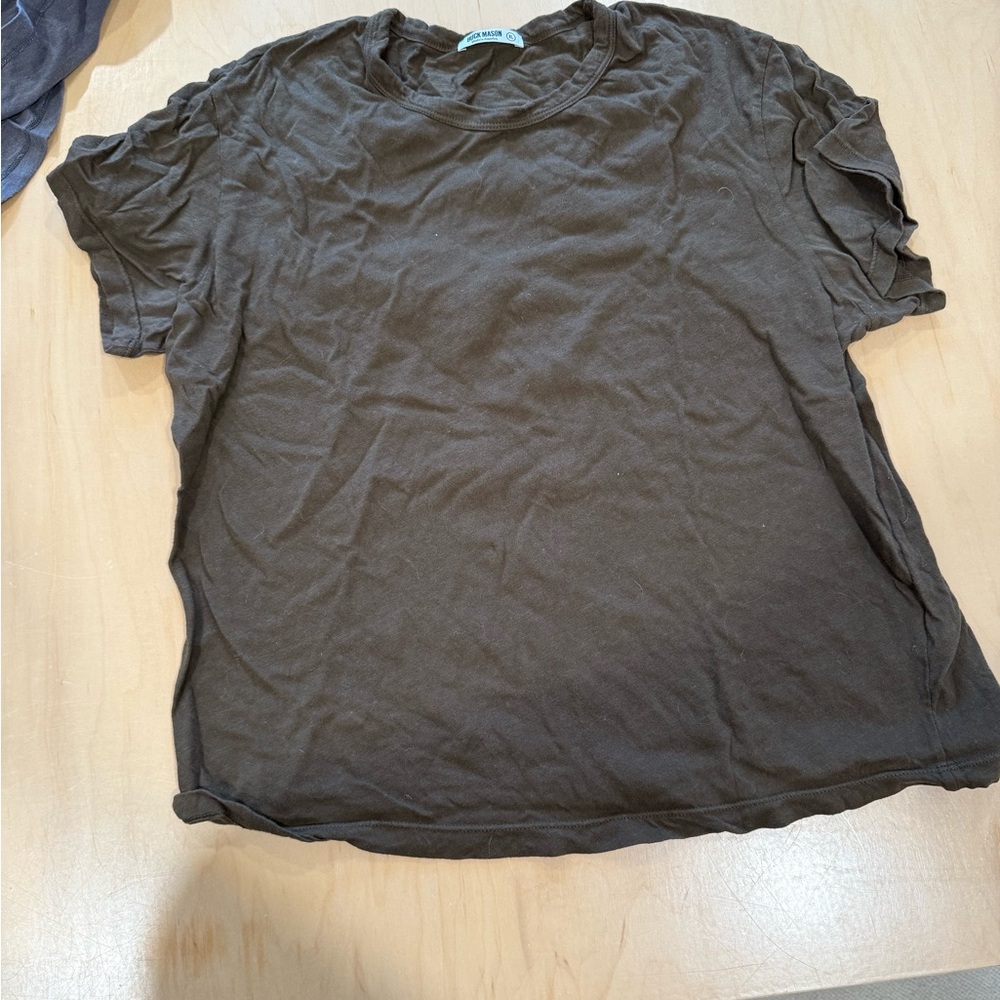 Buck Mason Dark Brown Short Sleeve Tee